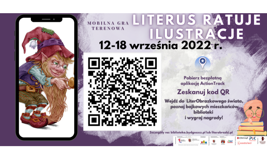 “Literuś ratuje ilustracje” - gra mobilna