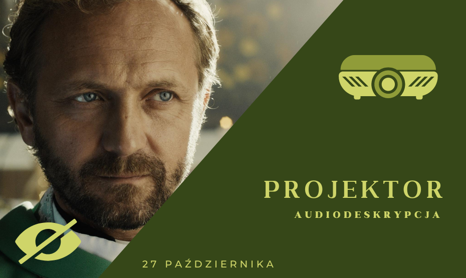 Projektor z audiodeskrypcją „W imię..."