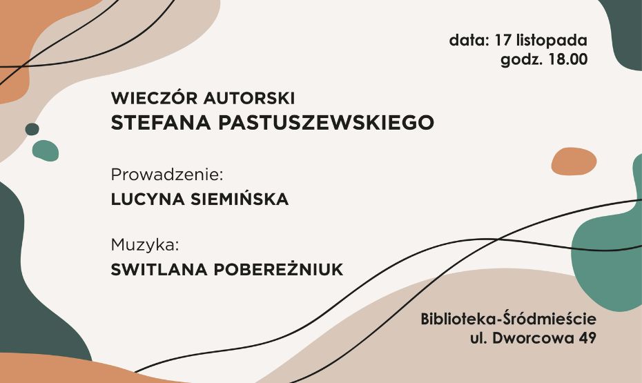 Spotkanie autorskie z Stefanem Pastuszewskim