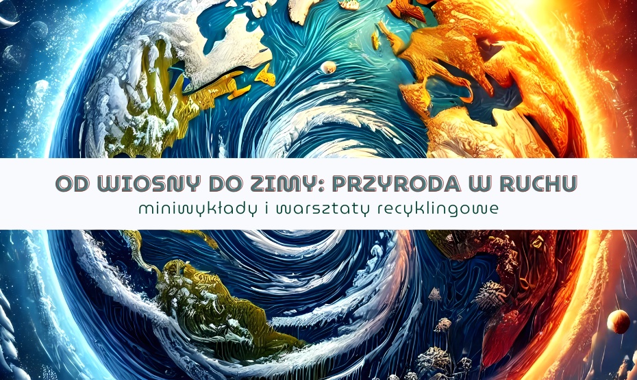 Od wiosny do zimy: przyroda w ruchu - miniwykład i warsztaty recyklingowe