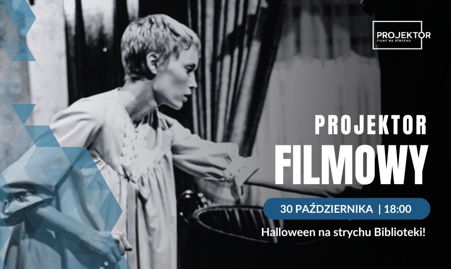 Halloween na strychu Biblioteki - projektor filmowy!