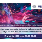 Bezpłatne webinarium o cyberbezpieczeństwie indywidualnychdla uczestników rynku finansowego!